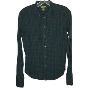 Ralph Lauren Green Plaid Button Down Shirt